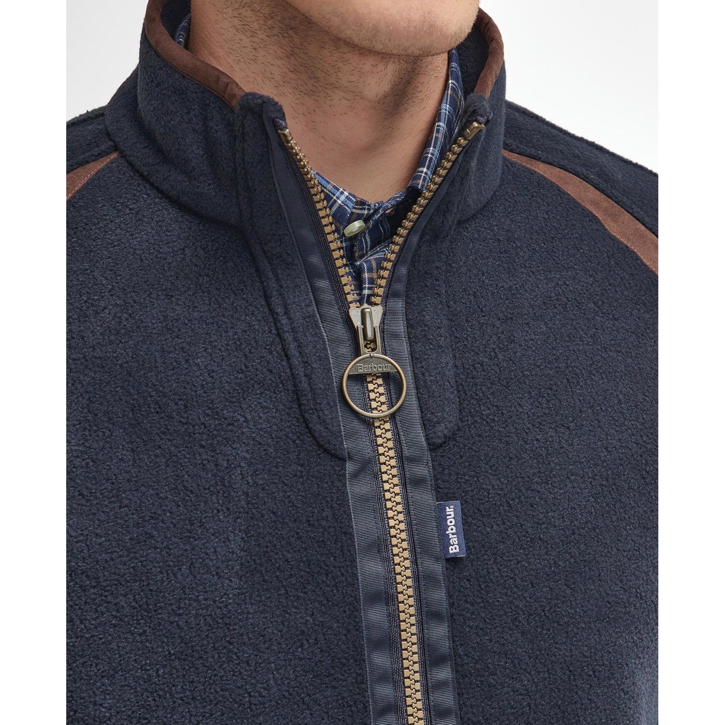 Barbour Langdale Navy Fleece