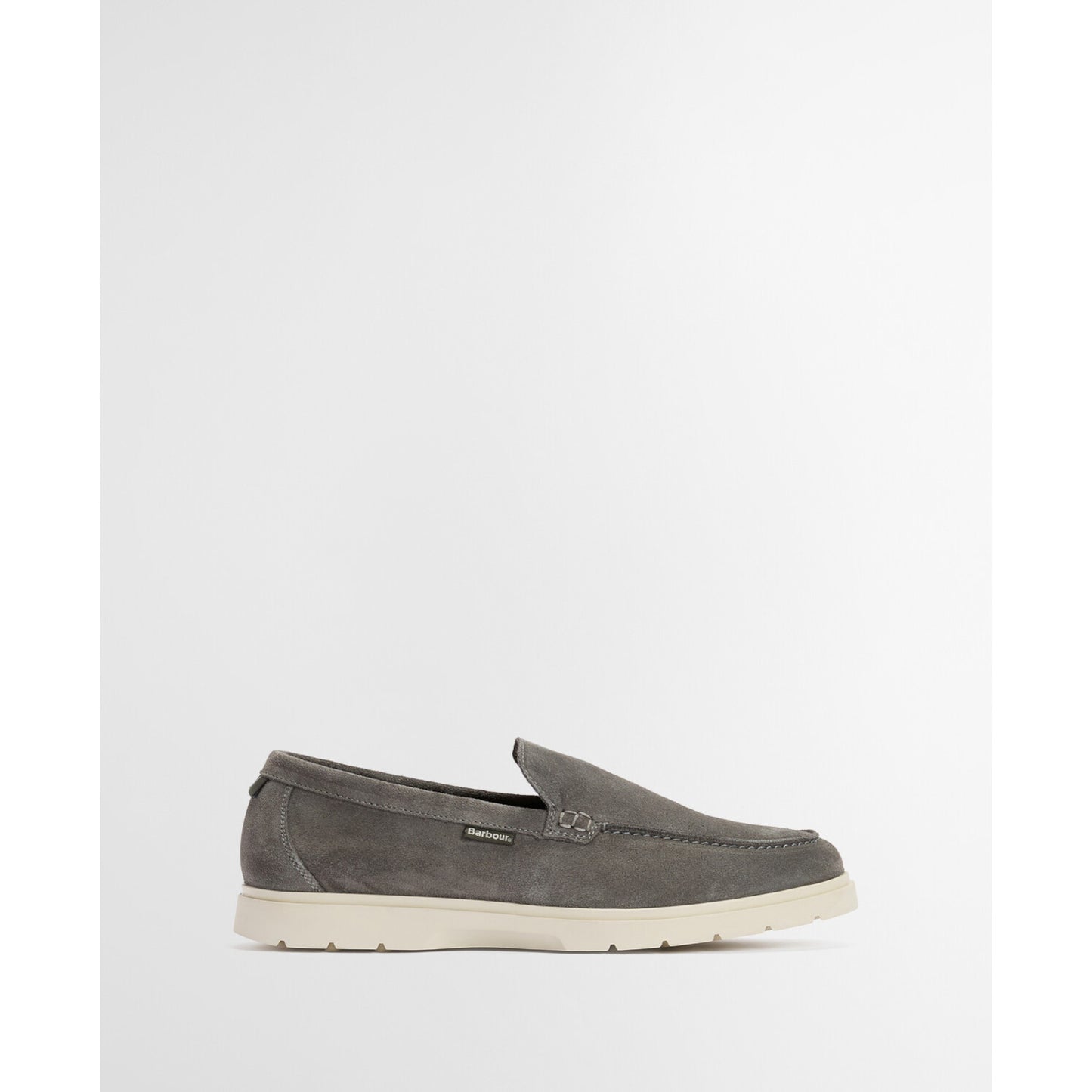 Barbour Carty Slate Grey Suede Loafer