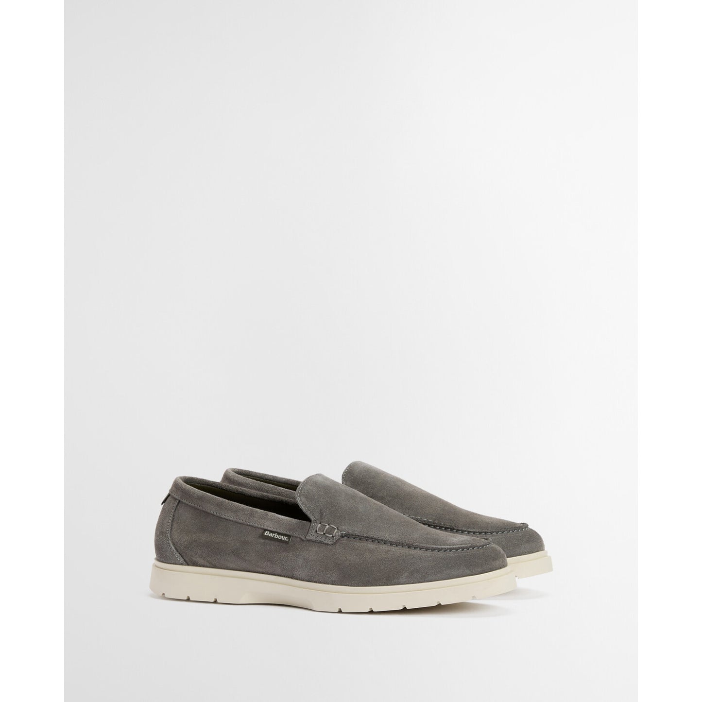 Barbour Carty Slate Grey Suede Loafer