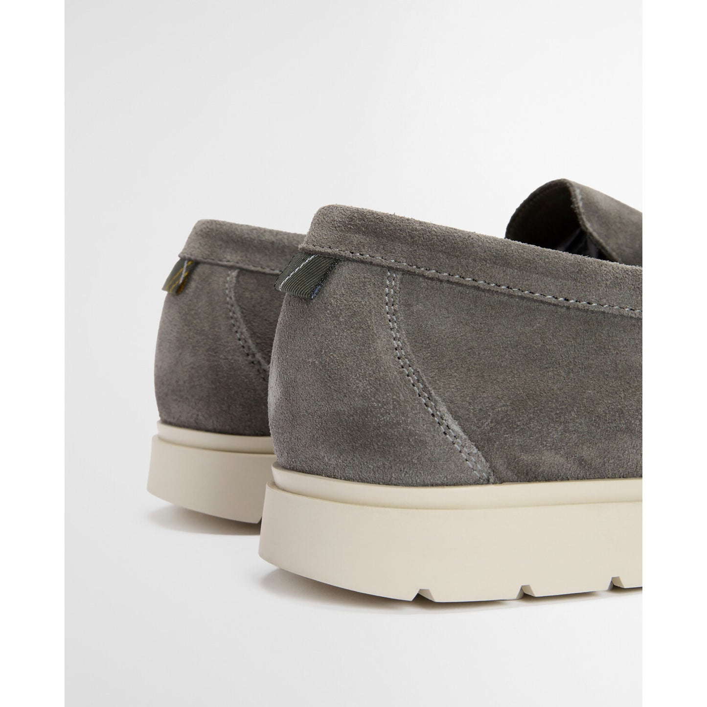 Barbour Carty Slate Grey Suede Loafer