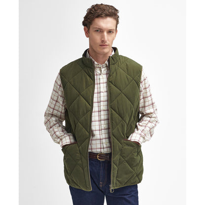 Barbour Country Liddesdale Olive Quilted Gilet