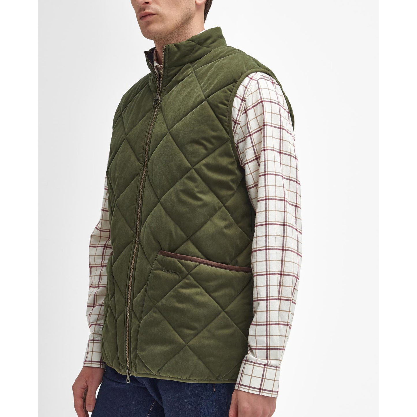 Barbour Country Liddesdale Olive Quilted Gilet