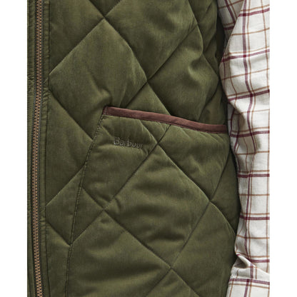 Barbour Country Liddesdale Olive Quilted Gilet