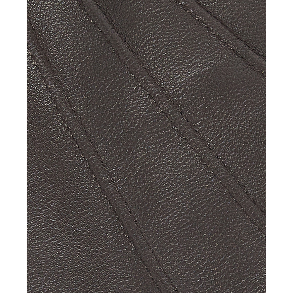 Barbour Burnished Dark Brown Leather Thinsulate Gloves