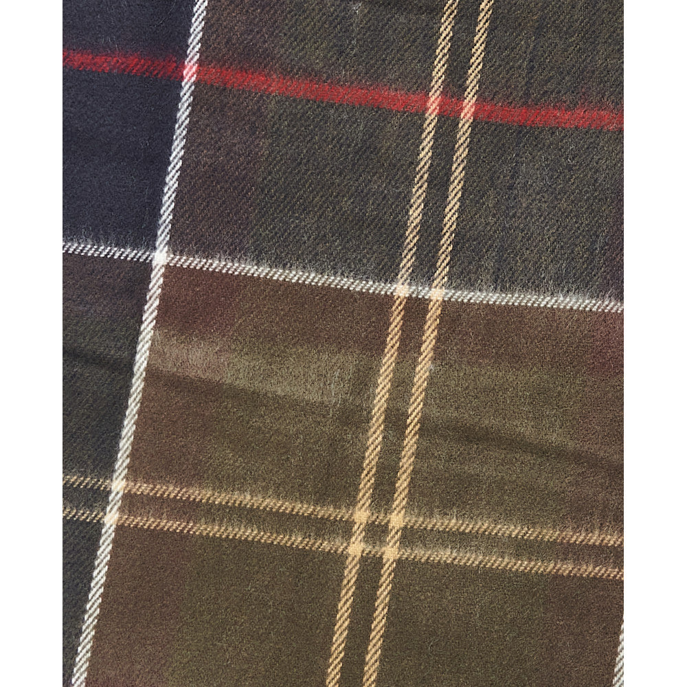 Barbour Swinton Classic Tartan Beanie & Galingale Scarf Gift Set