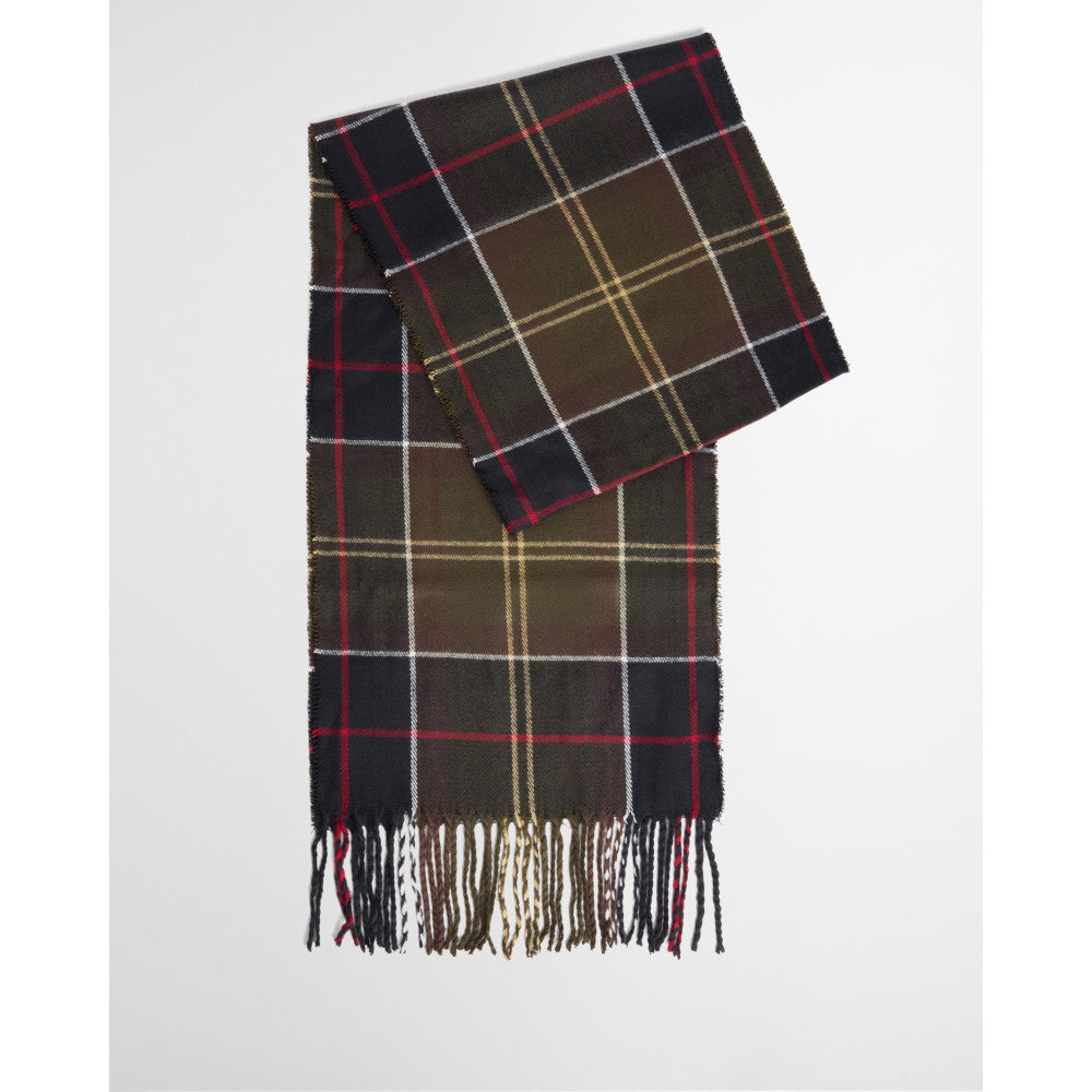 Barbour Swinton Classic Tartan Beanie & Galingale Scarf Gift Set