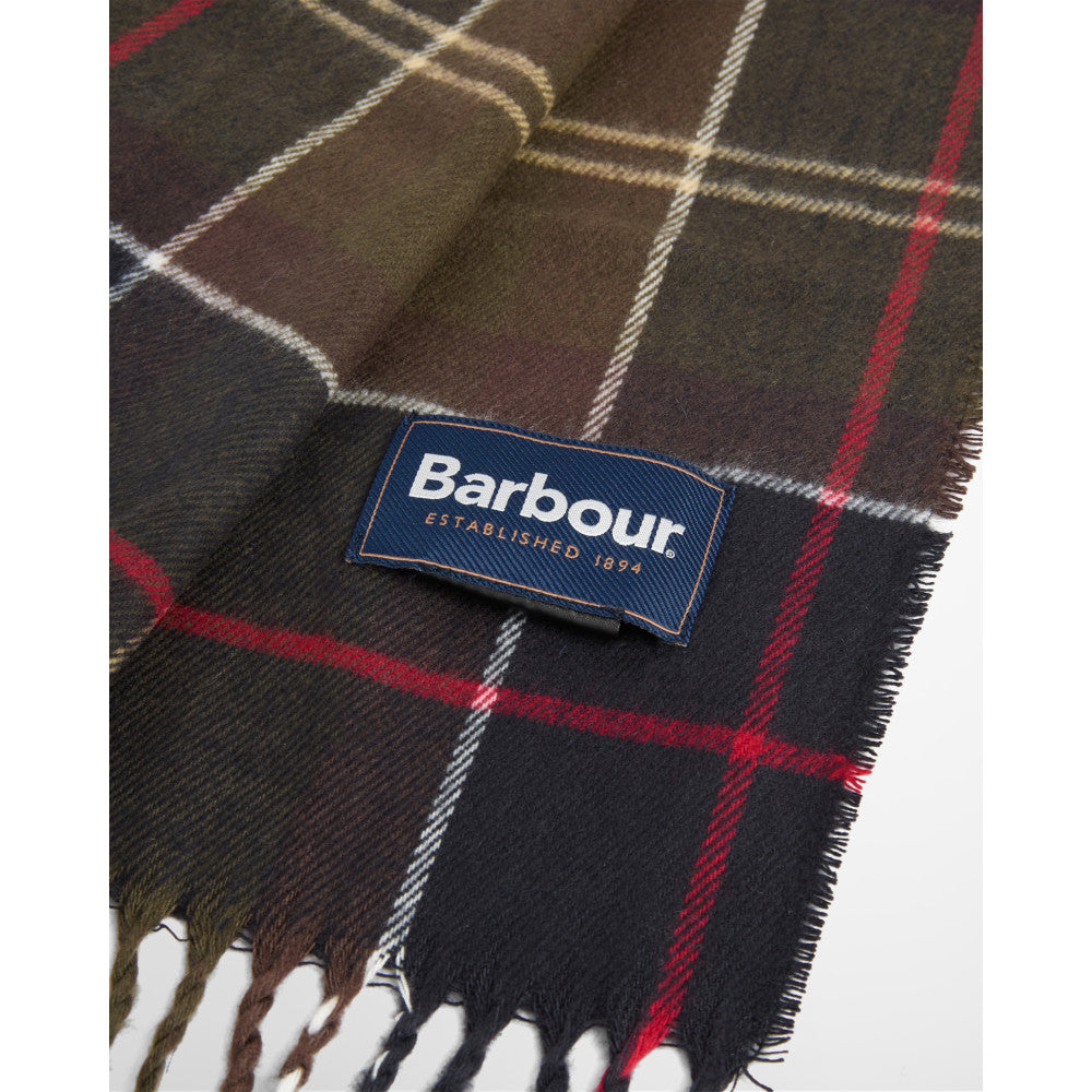 Barbour Swinton Classic Tartan Beanie & Galingale Scarf Gift Set
