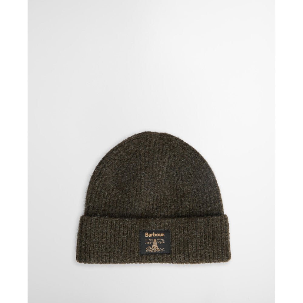 Barbour Westerdale Olive/Navy Beanie & Scarf Gift Set