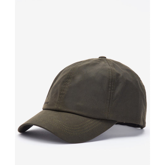 Barbour Wax Sports Olive Cap