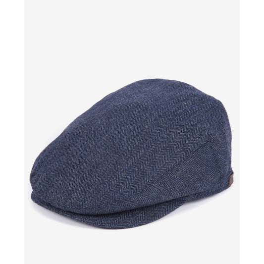 Barbour Barlow Navy Flat Cap