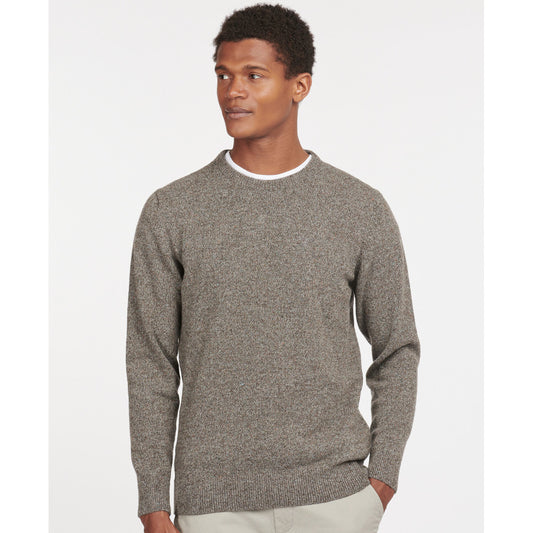 Barbour Essential Tisbury Fog Crew Neck Jumper