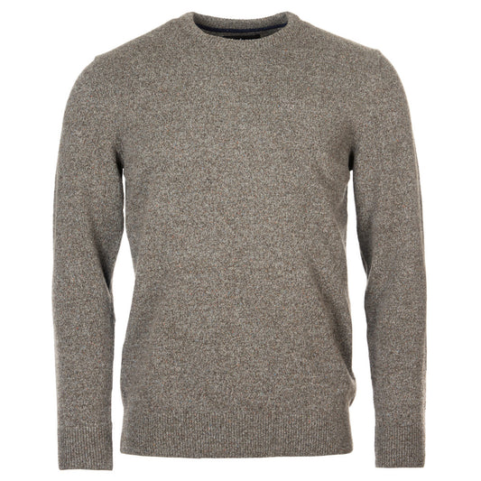 Barbour Essential Tisbury Fog Crew Neck Jumper
