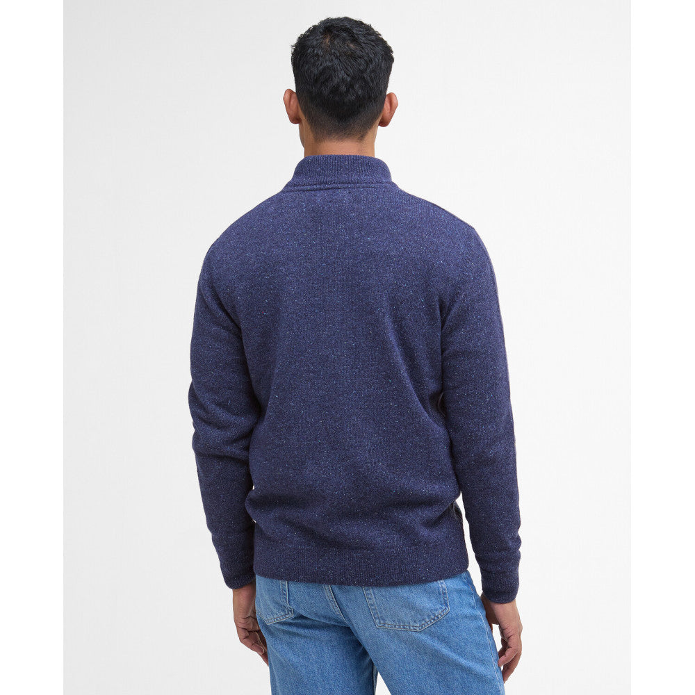 Barbour Essential Tisbury Deep Blue Half Zip Jumper