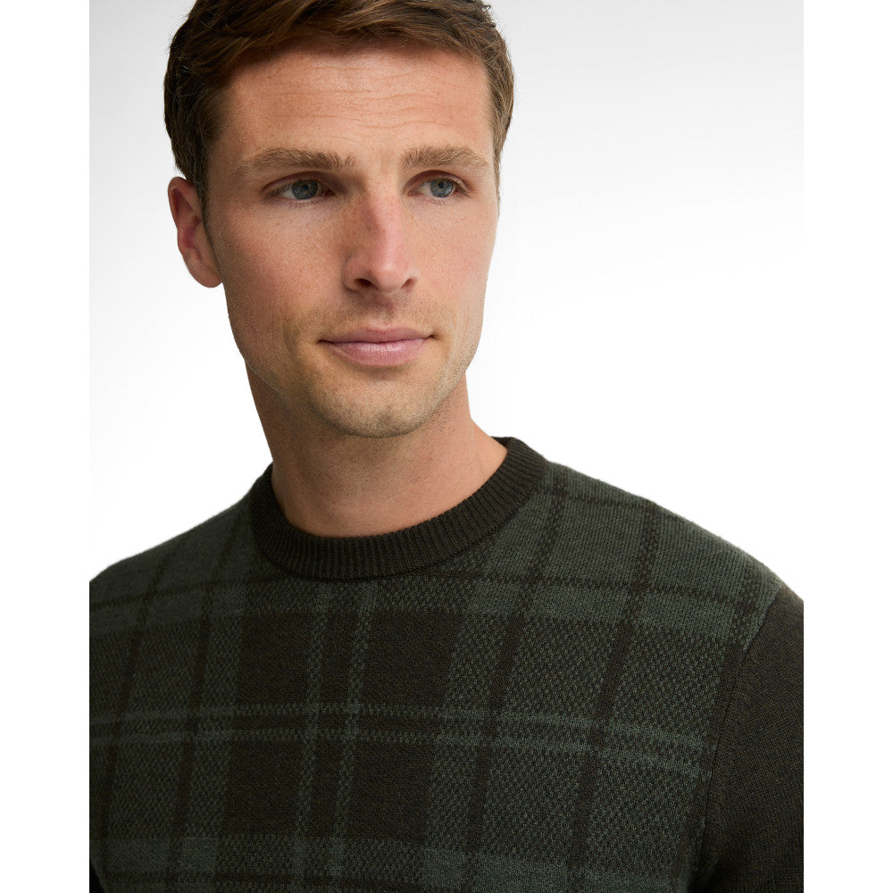 Barbour Mineral Pine Tartan Crew