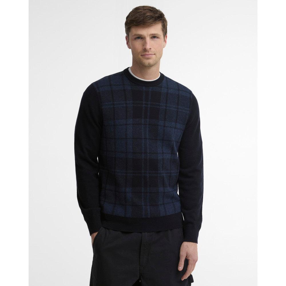 Barbour Mineral Navy Tartan Crew