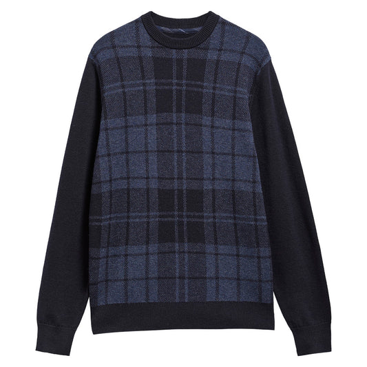 Barbour Mineral Navy Tartan Crew