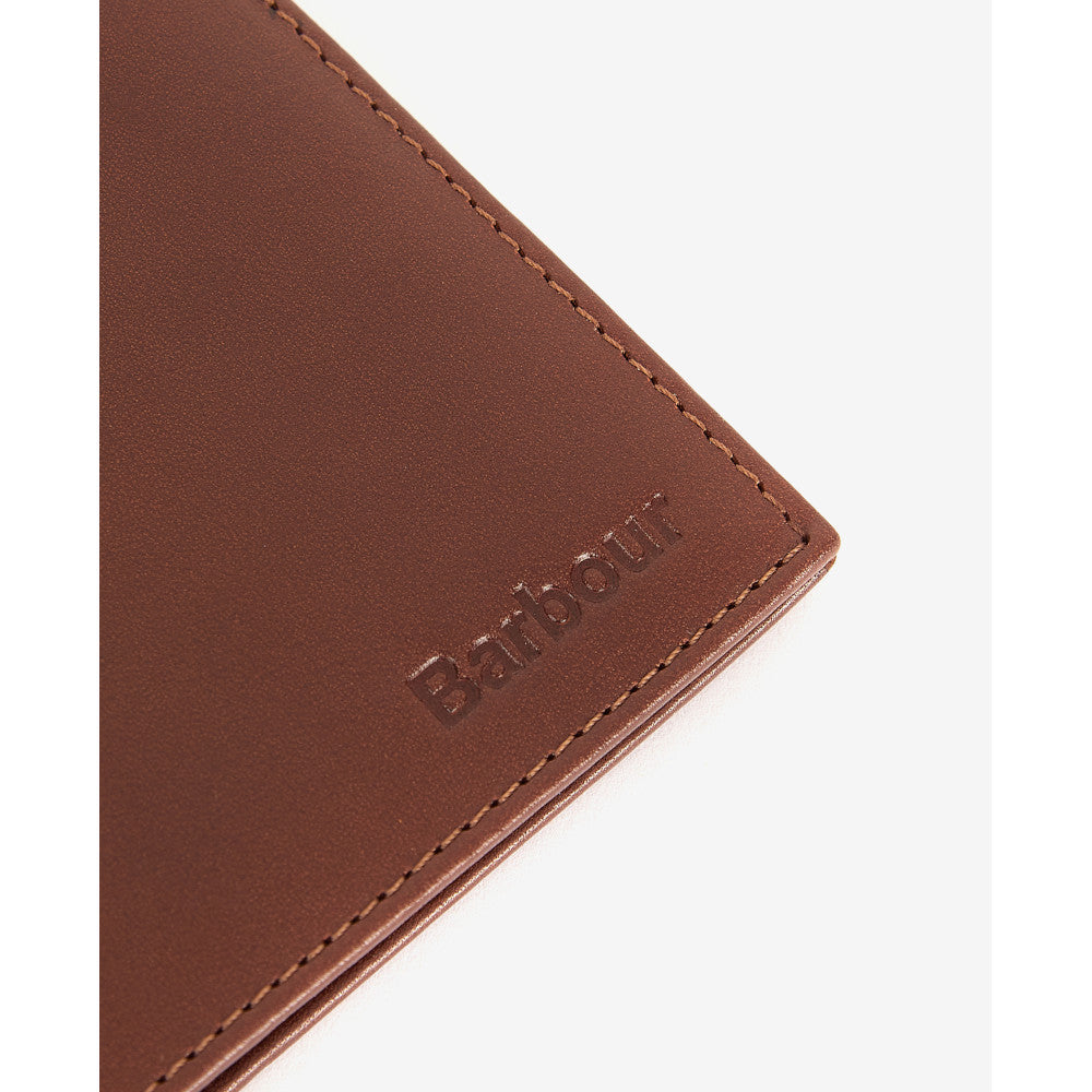 Barbour Colwell Brown/Classic Leather Billfold Wallet