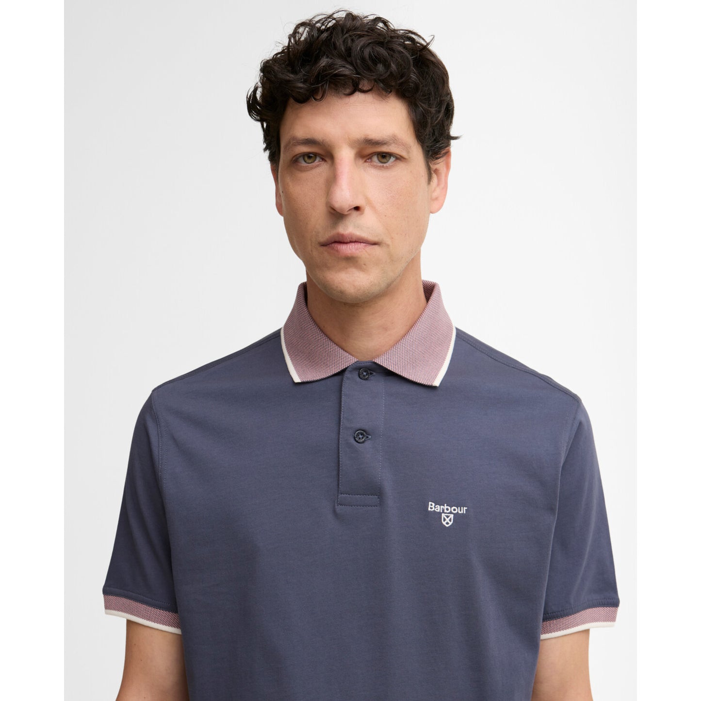 Barbour Cornsay Washed Navy Polo Shirt