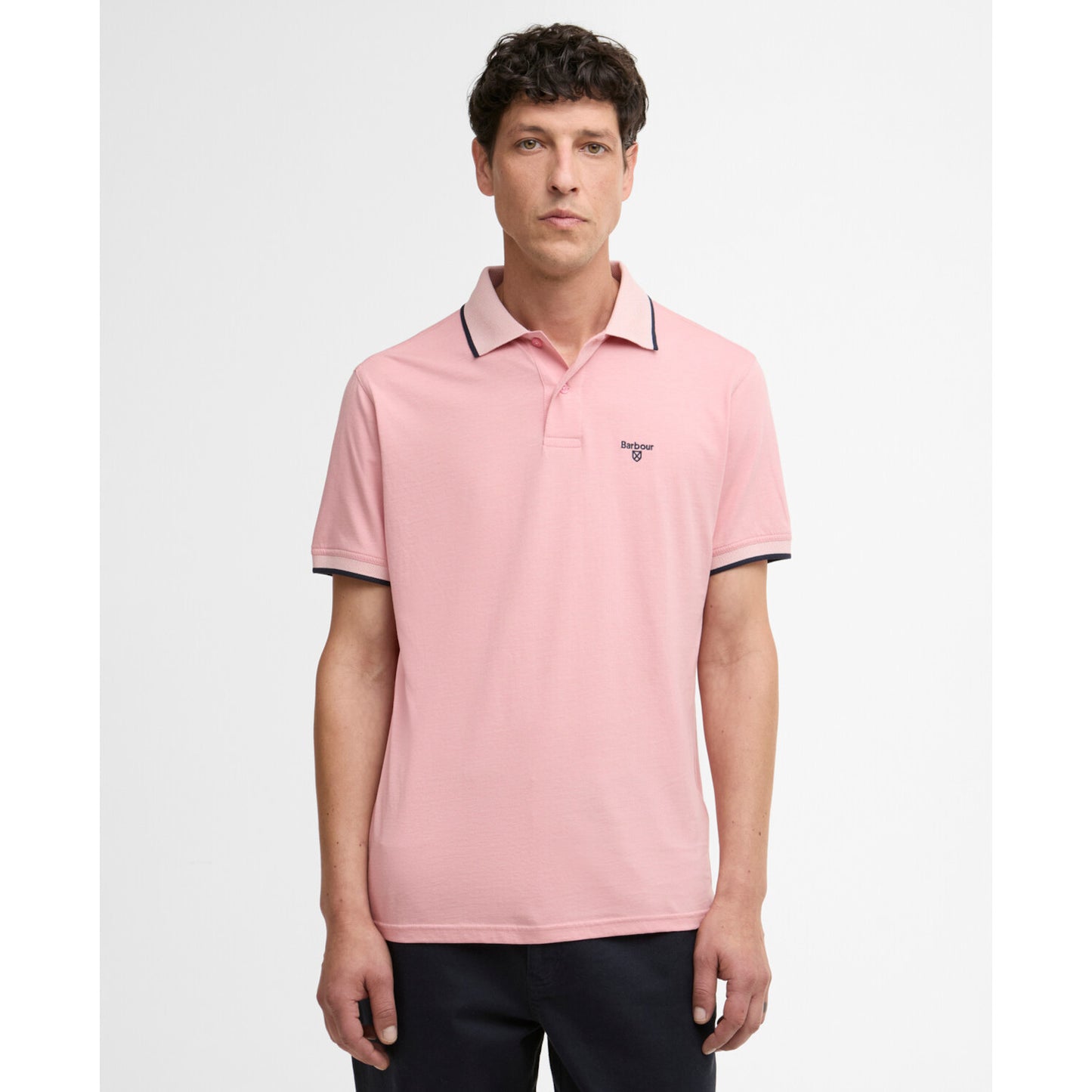 Barbour Cornsay Mineral Pink Polo Shirt