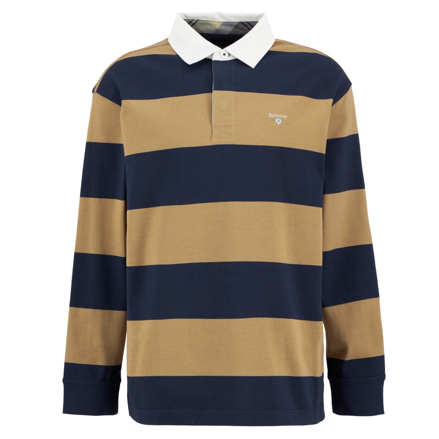 Barbour Broome Navy/Trench Rugby Shirt