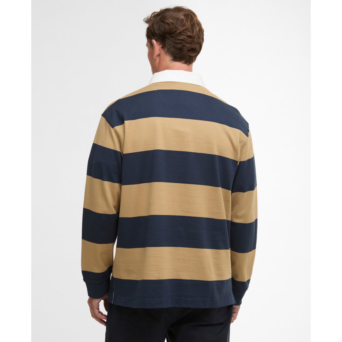 Barbour Broome Navy/Trench Rugby Shirt