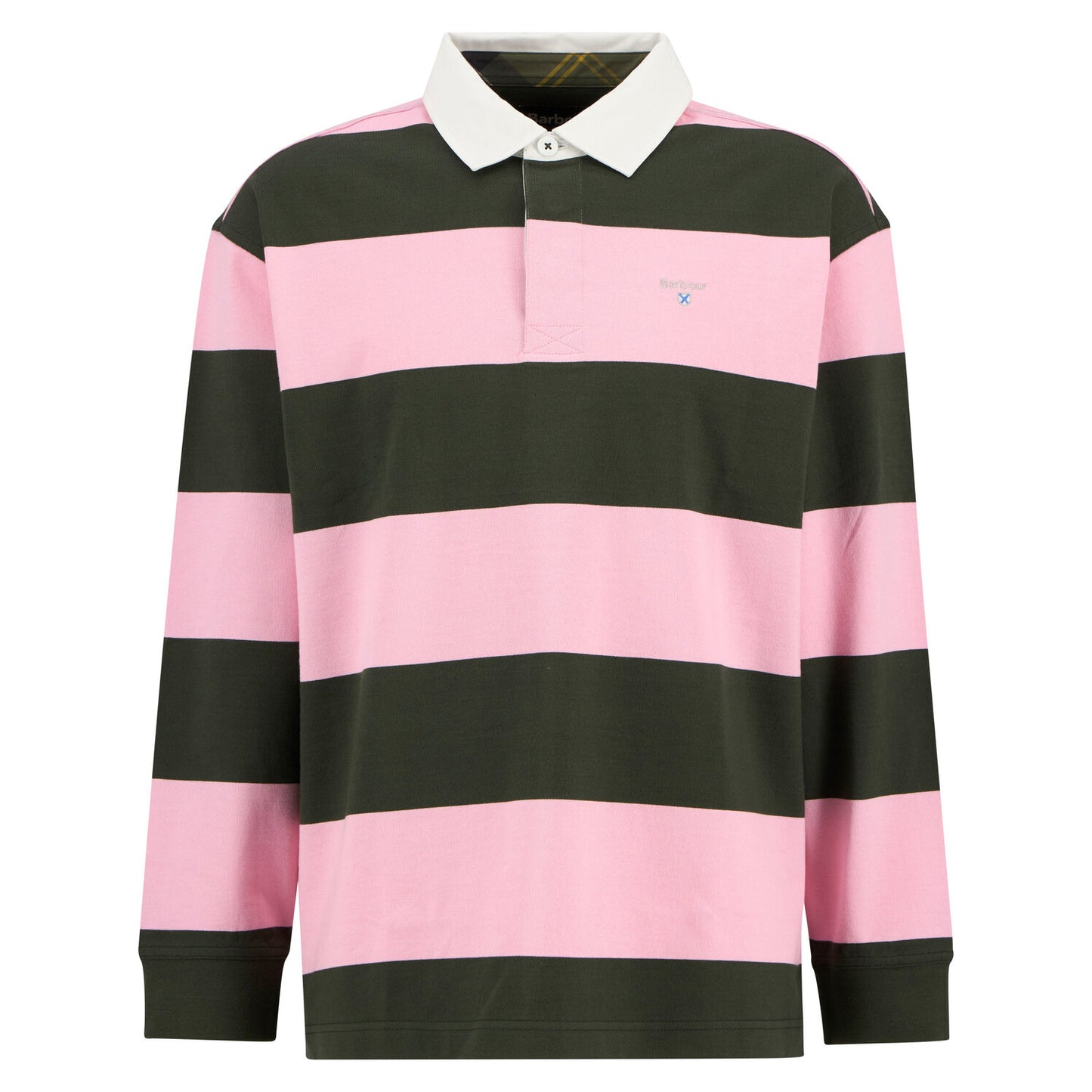 Barbour Broome Pink Rugby Shirt