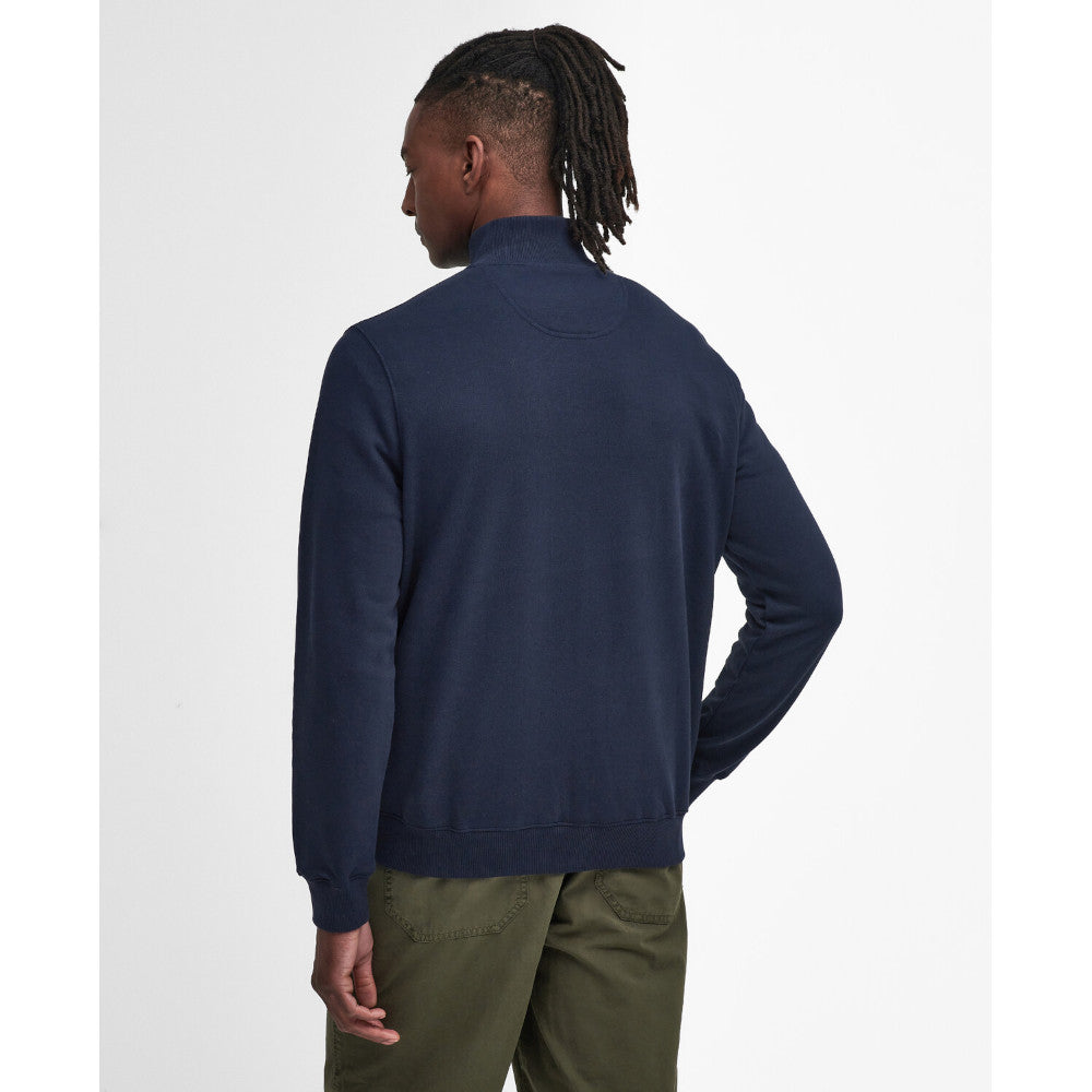 Barbour Beckhill Navy Half Zip Sweatshirt
