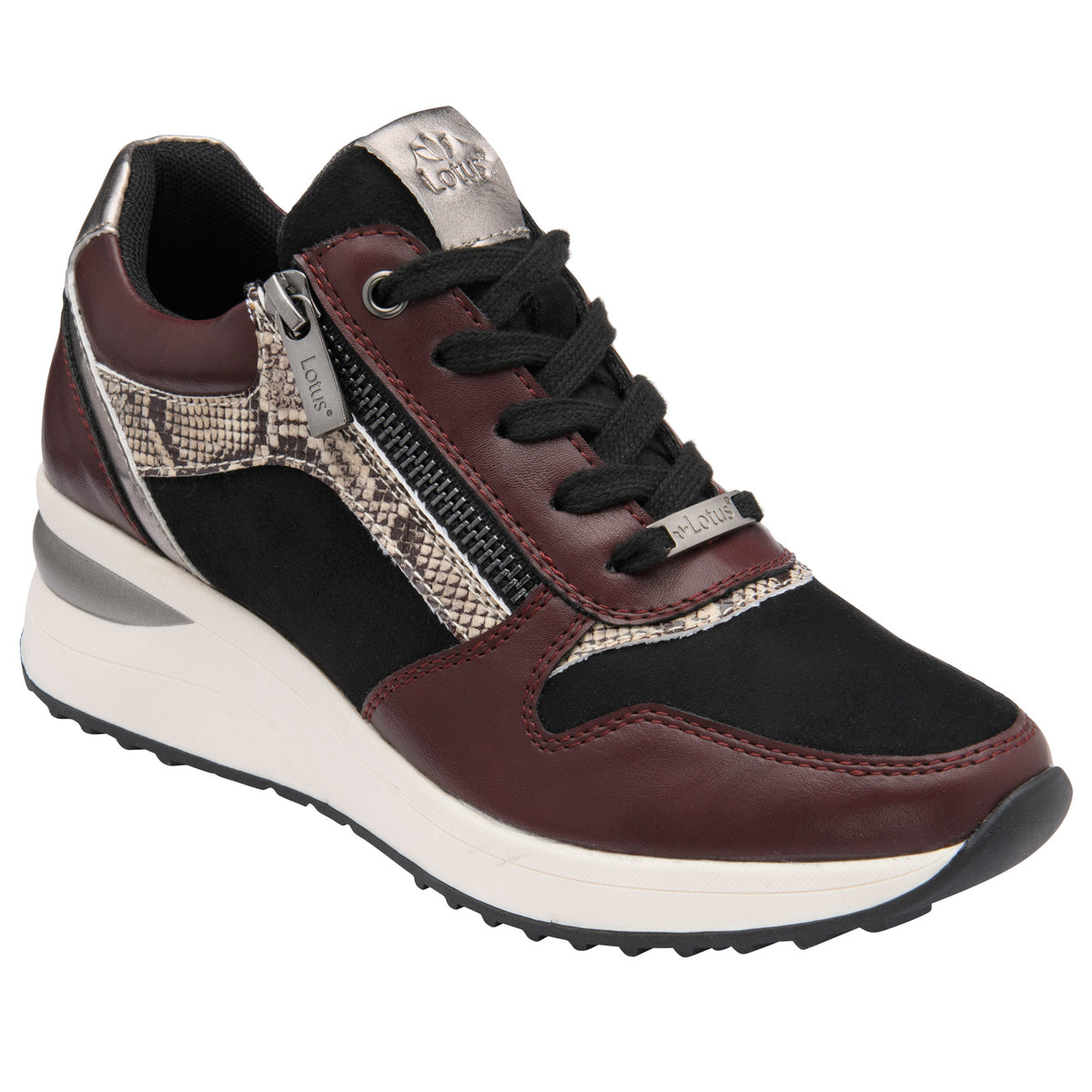 Lotus Moore Bordo/Black Shoes