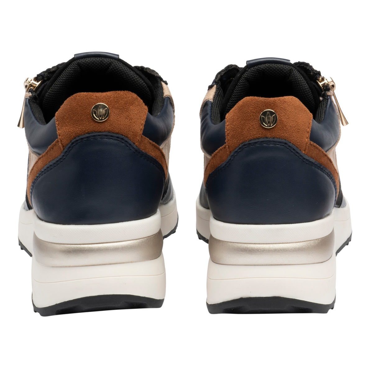 Lotus Moore Navy/Tan Shoes