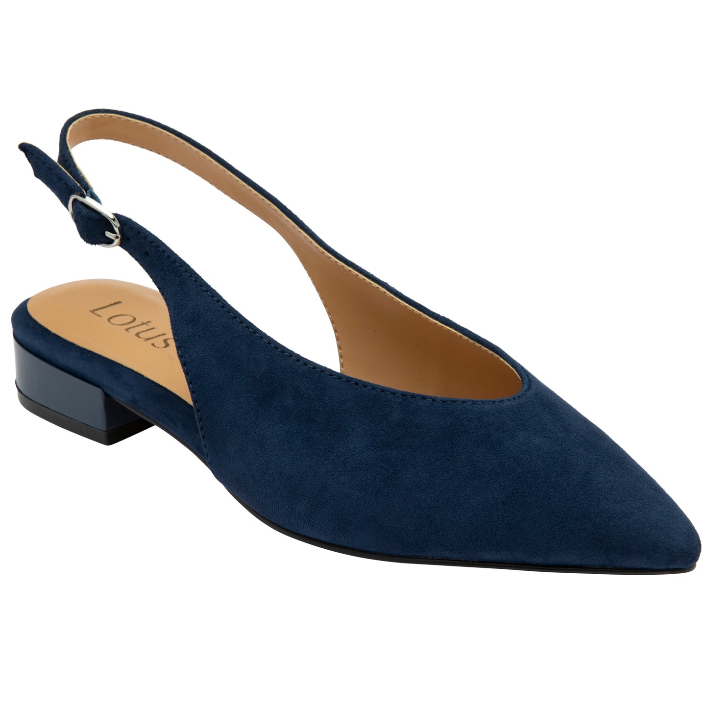 Lotus Morton Navy Suede Shoe