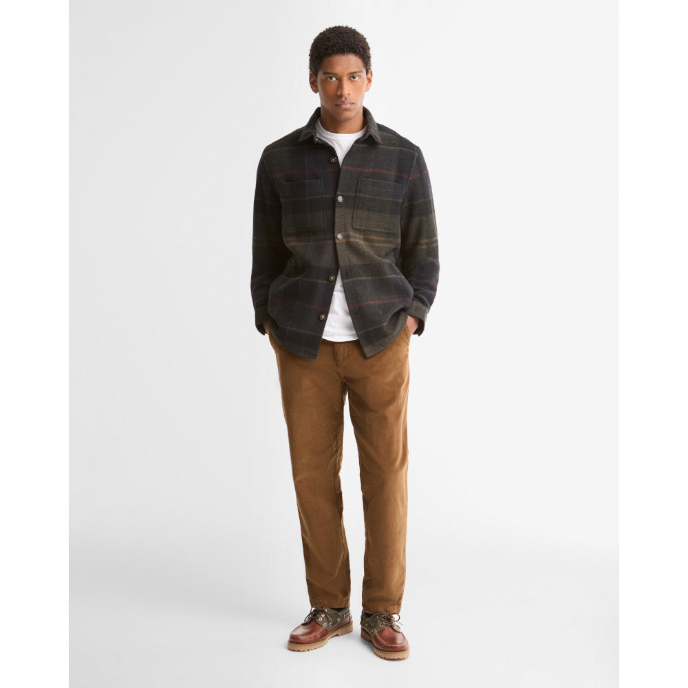 Barbour Woodlane Shadow Classic Tartan Brushed Check Overshirt