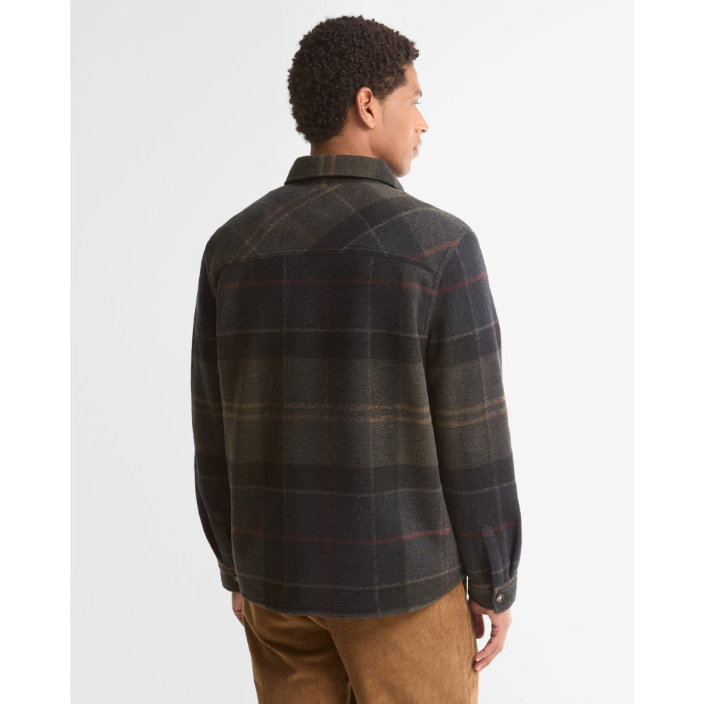 Barbour Woodlane Shadow Classic Tartan Brushed Check Overshirt