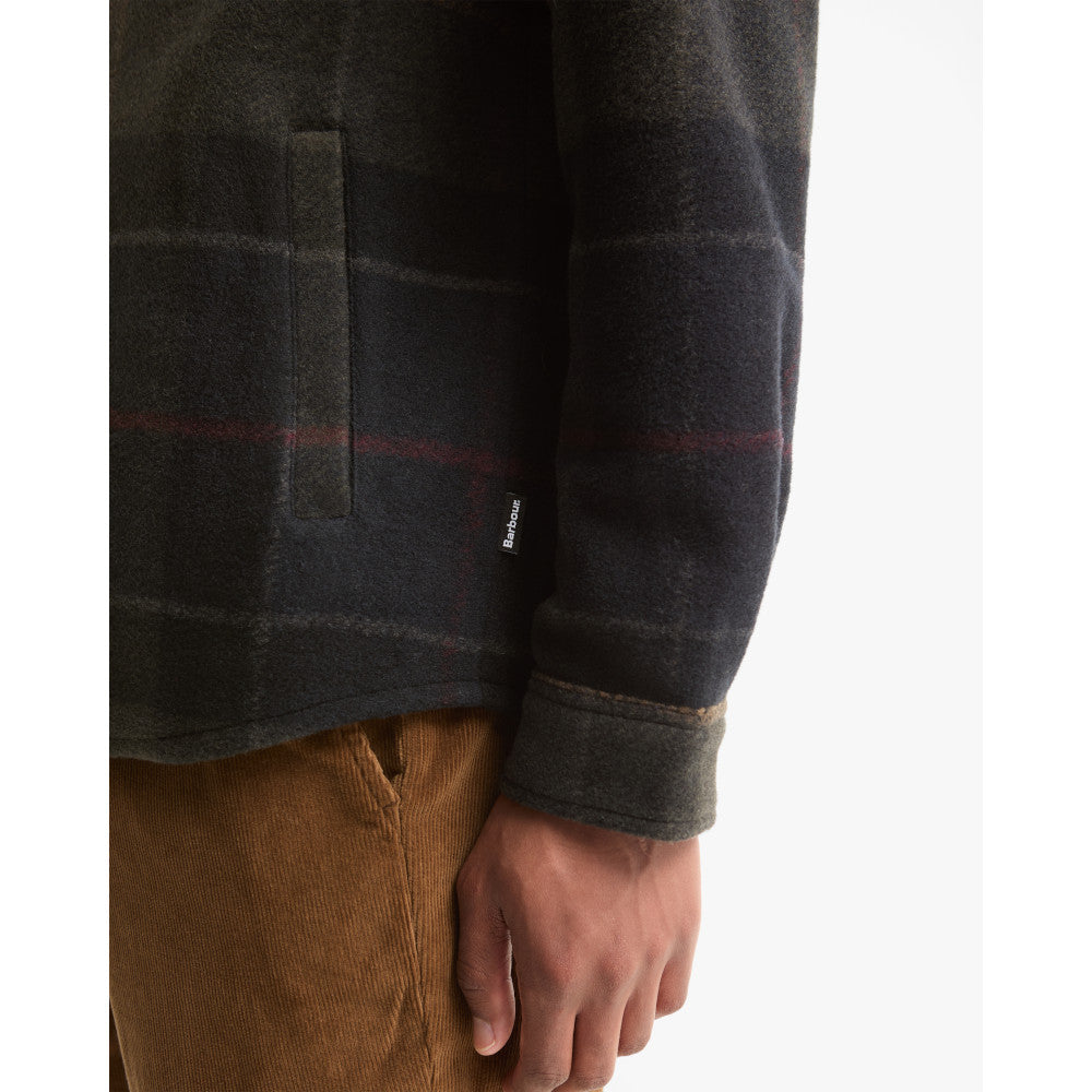 Barbour Woodlane Shadow Classic Tartan Brushed Check Overshirt