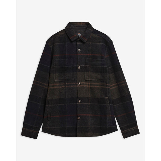 Barbour Woodlane Shadow Classic Tartan Brushed Check Overshirt