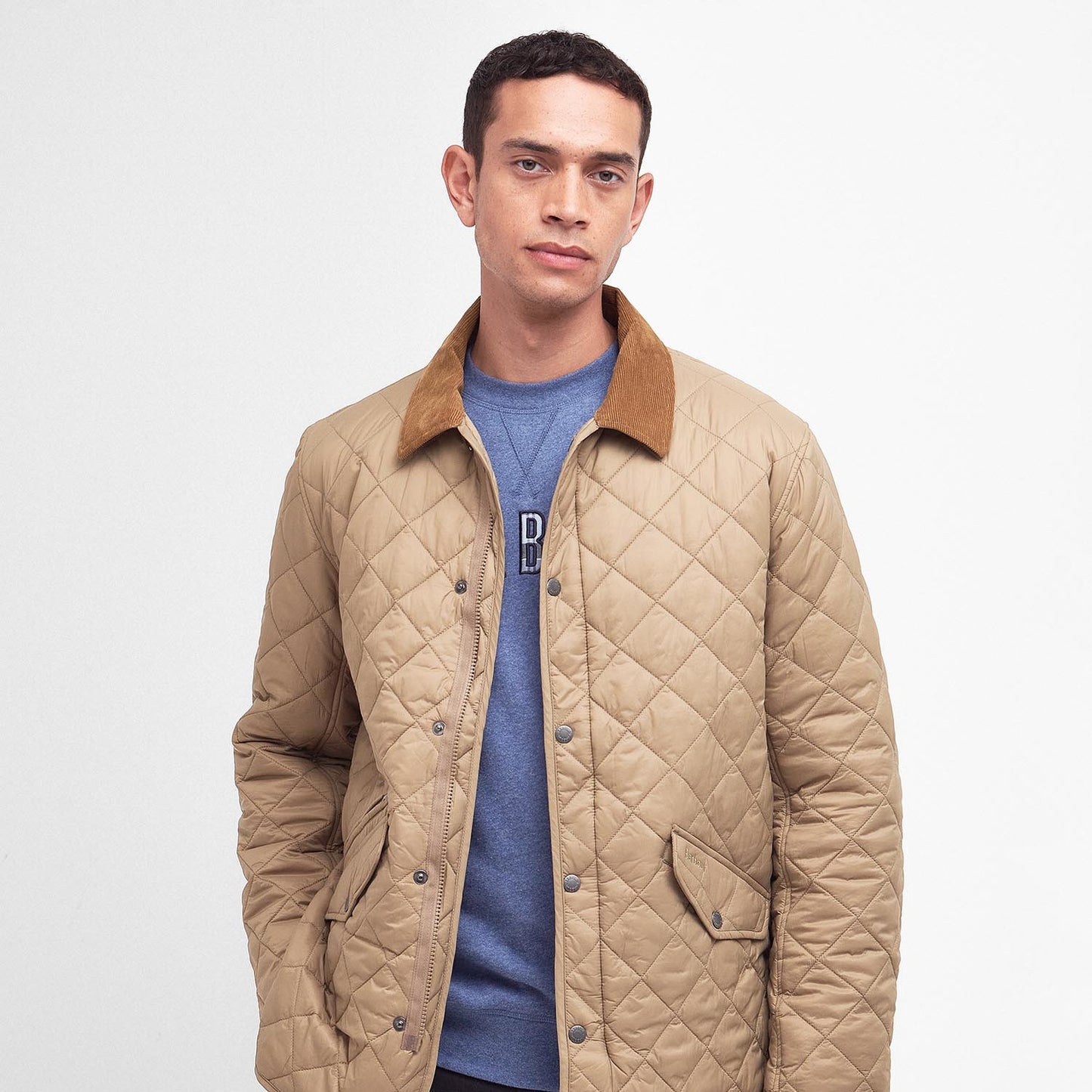 Barbour Modern Chelsea Sand Quilted Jacket