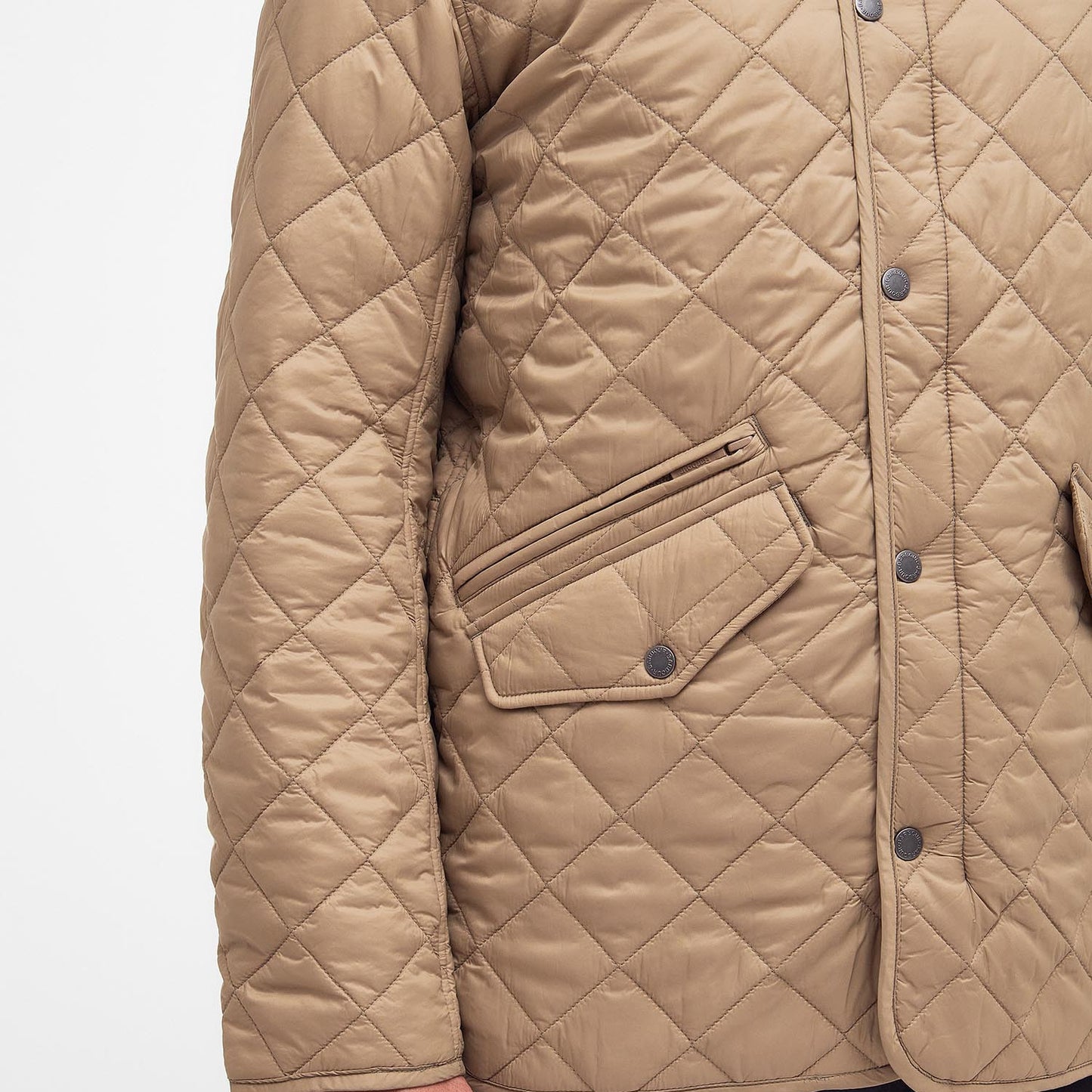 Barbour Modern Chelsea Sand Quilted Jacket