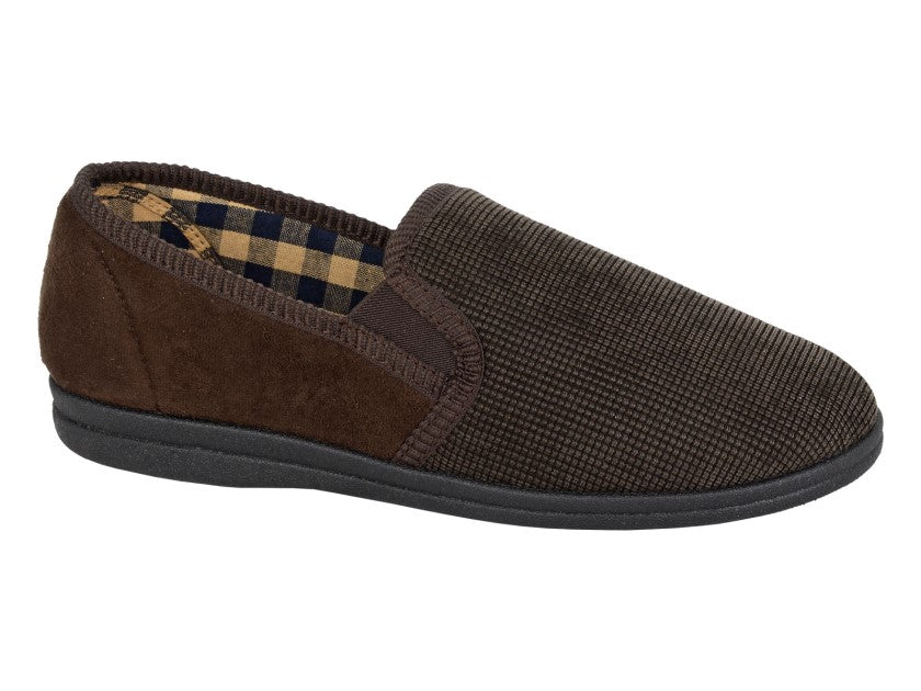 Wallace MS534B Brown Slippers