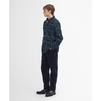 Barbour Fortrose Tailored Fit Green Loch Shirt