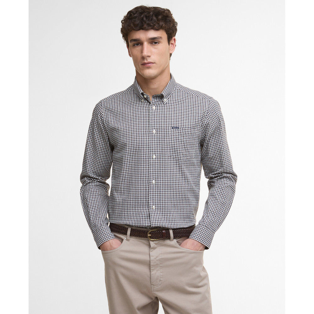 Barbour Padshaw Dark Oak Tailored Shirt