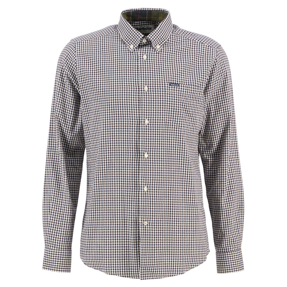 Barbour Padshaw Dark Oak Tailored Shirt