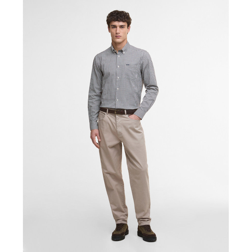 Barbour Padshaw Dark Oak Tailored Shirt