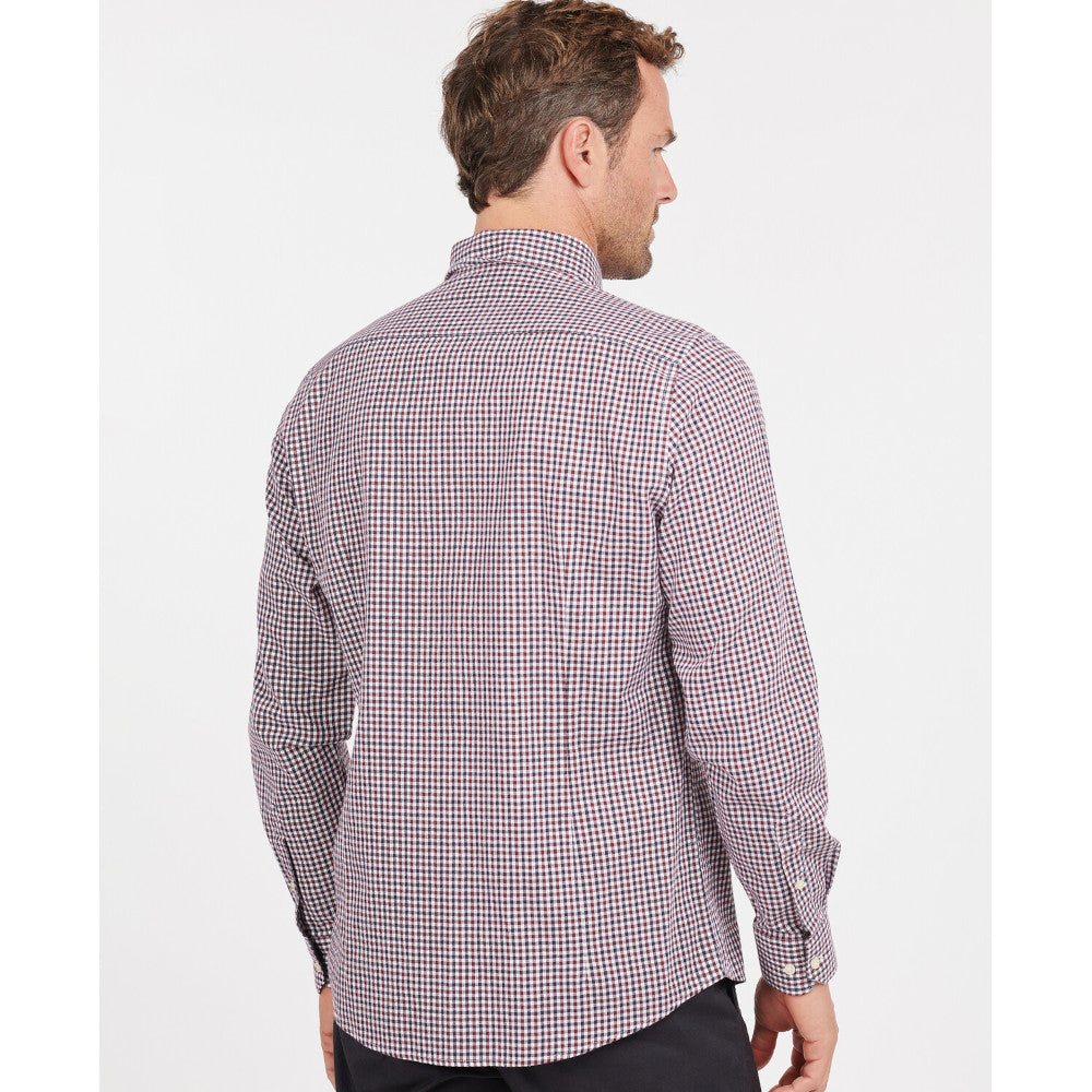 Barbour Padshaw Rich Red Tailored Shirt
