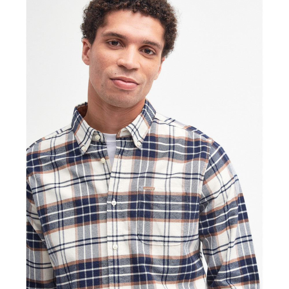 Barbour Portdown Ecru Tailored Shirt