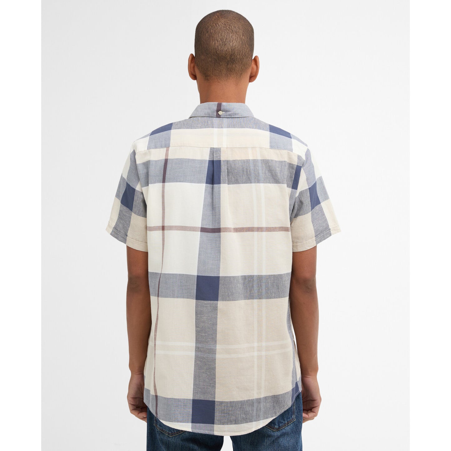 Barbour Douglas Oban Mist Tartan Short Sleeve Tailored Shirt