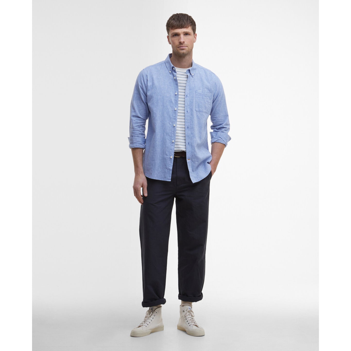 Barbour Nelson Blue Tailored Shirt