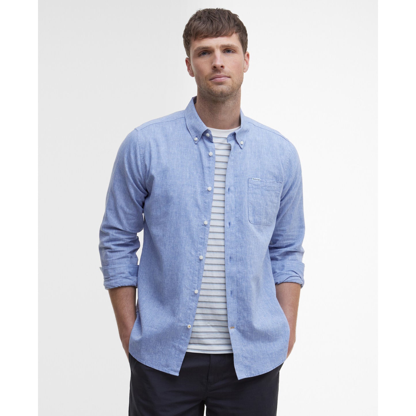 Barbour Nelson Blue Tailored Shirt