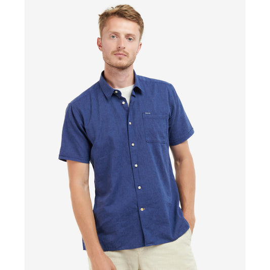 Barbour Nelson Indigo Short Sleeve Summer Fit Shirt
