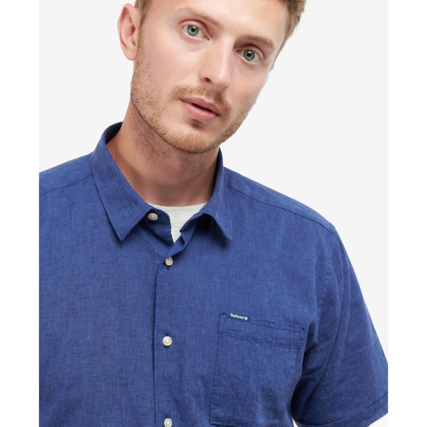 Barbour Nelson Indigo Short Sleeve Summer Fit Shirt