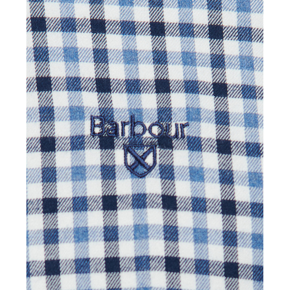 Barbour Finkle Navy Tailored Gingham Shirt