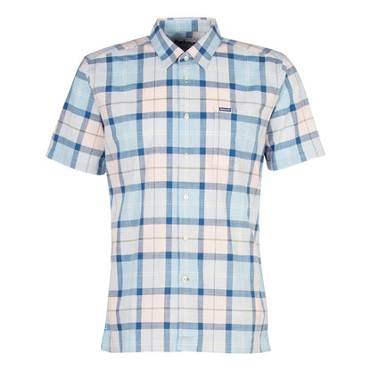 Barbour Gordon Pink Salt Tartan Short Sleeve Shirt